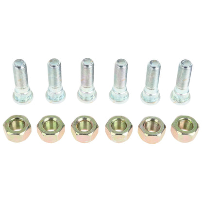 Set of 6 Rear Wheel Lug Studs and Nuts for Nissan Patrol GQ Y60 GU Y61