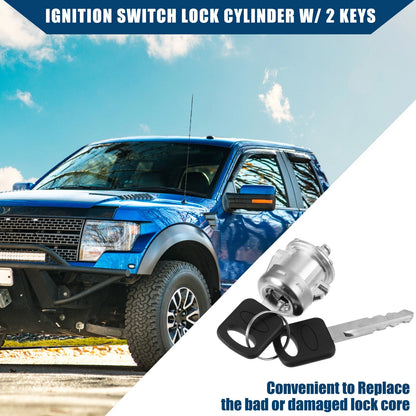 Set of 1 No.7C3Z1521990A Door Lock Cylinder with Key for Ford F150 (1997–2011)