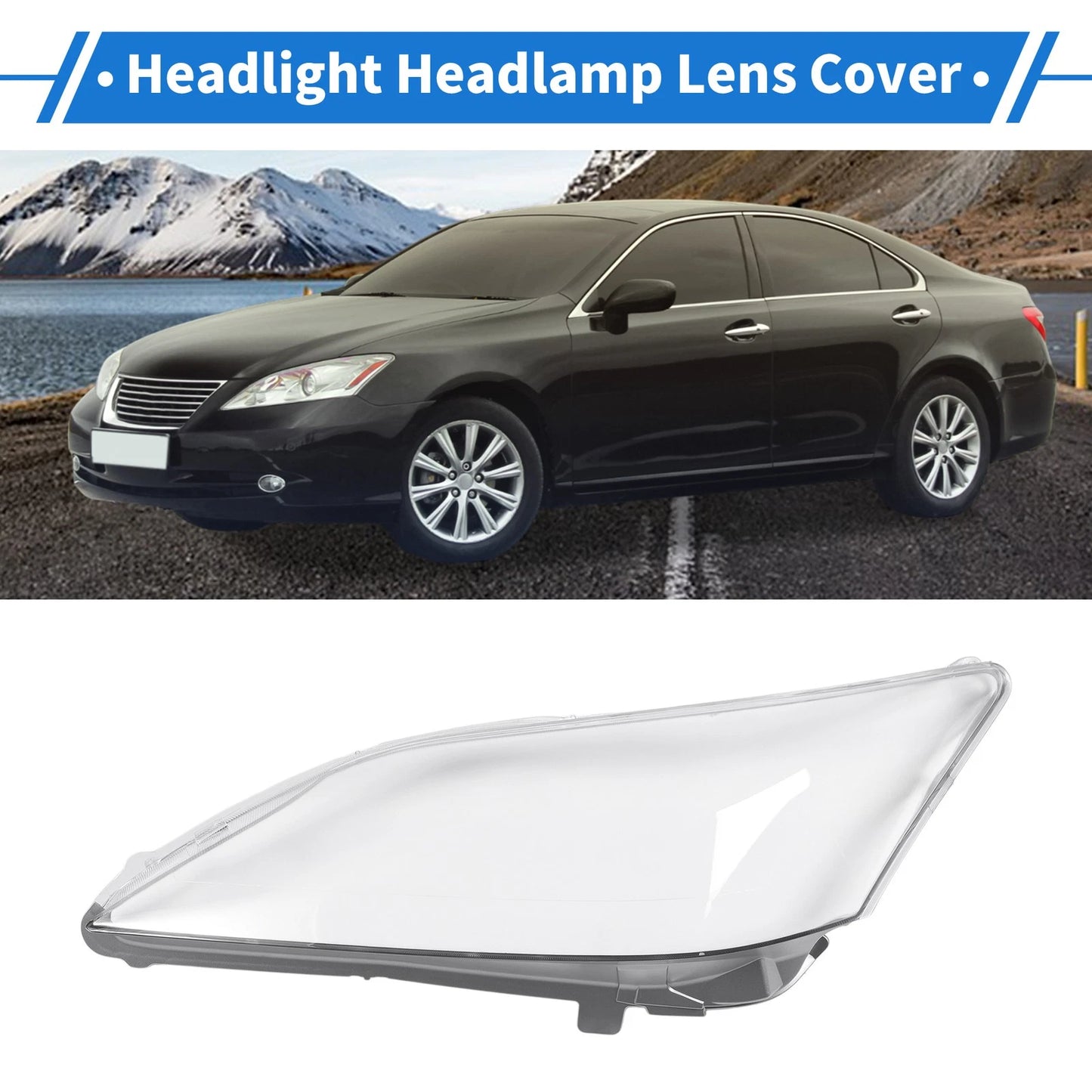 1 Pcs Headlight Lens Cover for Lexus ES350/ES240 (2009–2012)