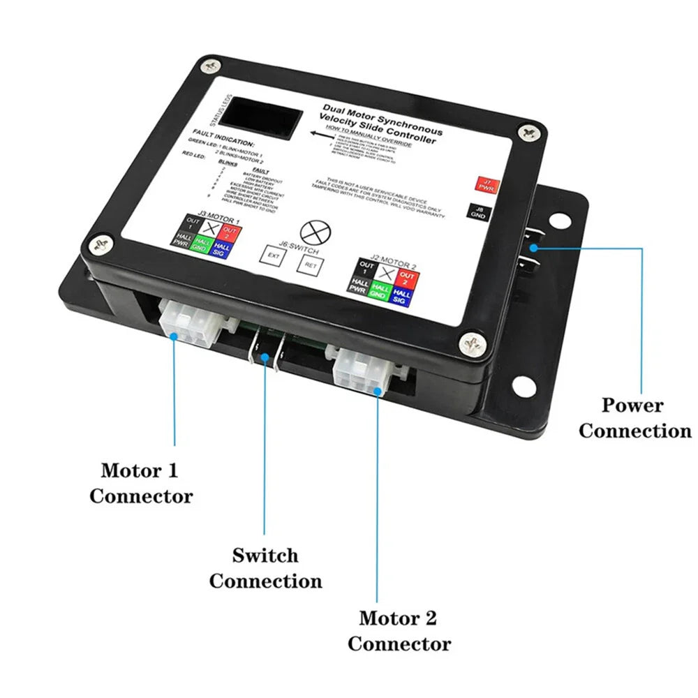Dual Motor Synchronous Velocity Slide Controller for RV (13398-D0)