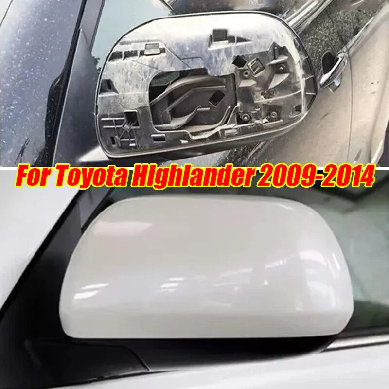 1 x Left Side Rearview Mirror Cover Cap for Toyota Highlander (2008-2013)