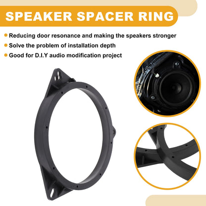 2X Speaker Spacer Ring for Nissan Qashqai (2007–2014)
