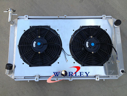 Aluminum Radiator with Shroud and Fan for Patrol Y60 GQ (1988–1997)