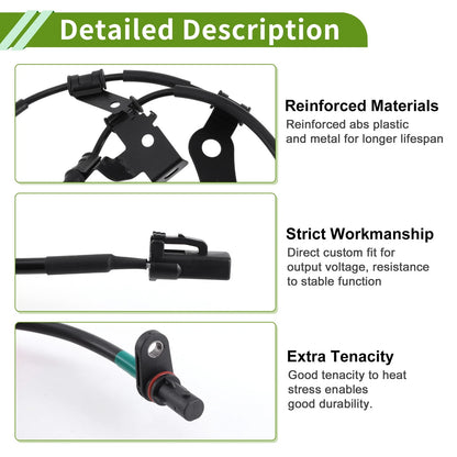 ABS Wheel Speed Sensor No. 95680D3100 for Hyundai Tucson (2015–2020)