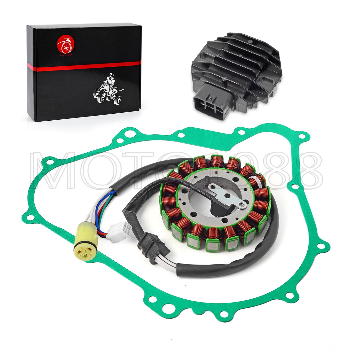 Stator & Rectifier Coil Relay Kit for Yamaha Kodiak 400 450 (2003–2006)
