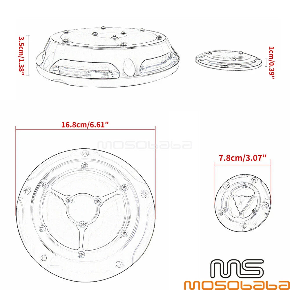 Derby Timing Timer Cover for Harley Sportster Iron XL 883 1200 (1986-2017)