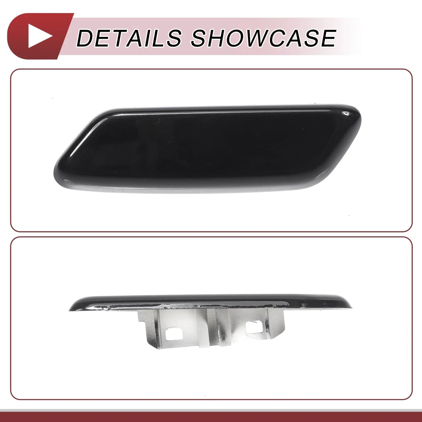 Front Left Washer Nozzle Cover for Lexus IS II (2008-2010) Black