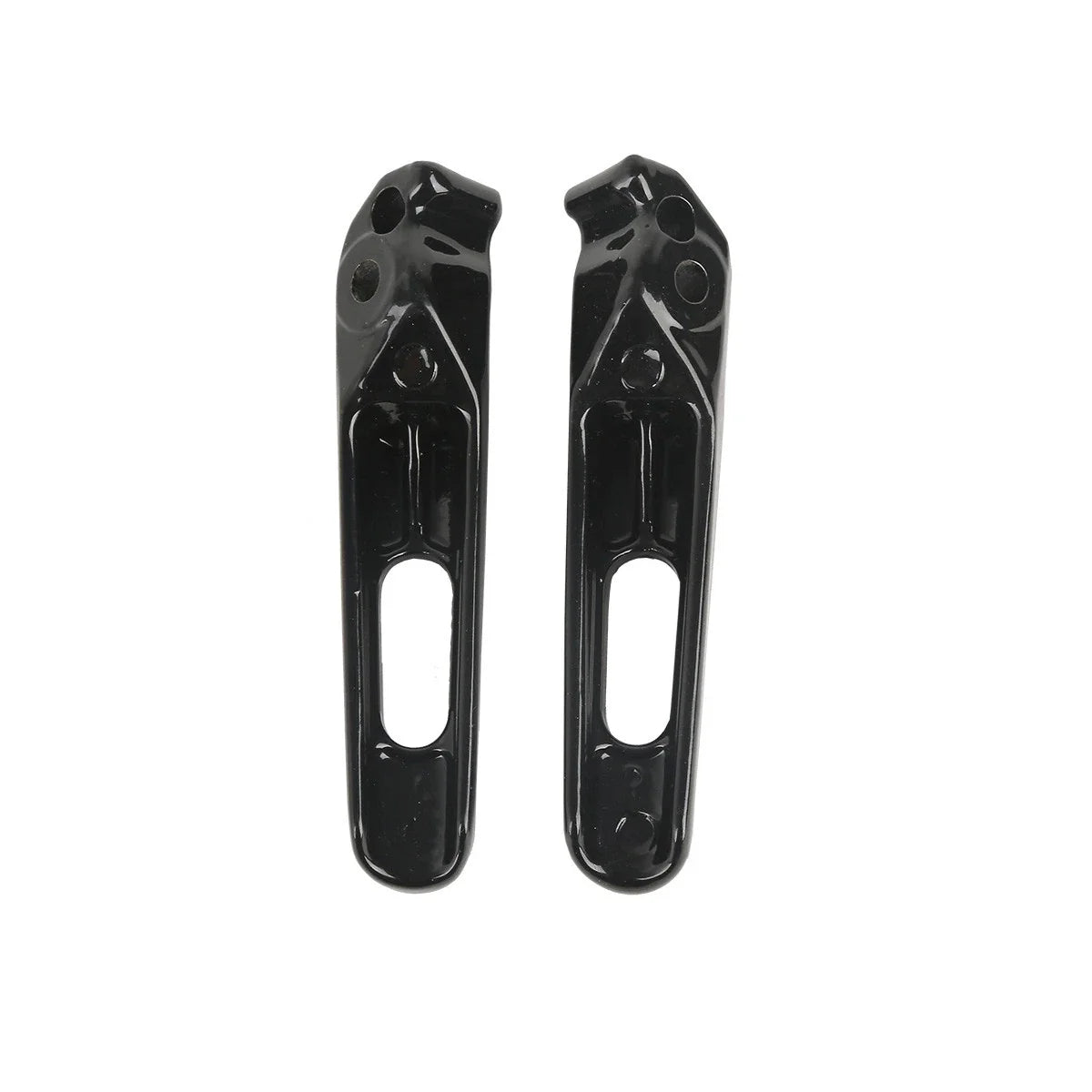 Black Rear Passenger Footrests Pegs for Honda CBR1000RR (2017-2025)