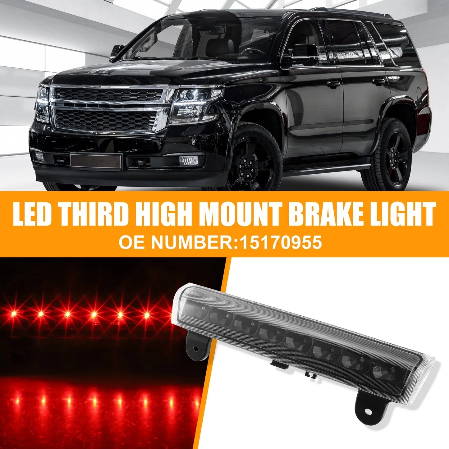 LED Third High Mount Brake Light for Chevrolet Suburban (2015-2023)