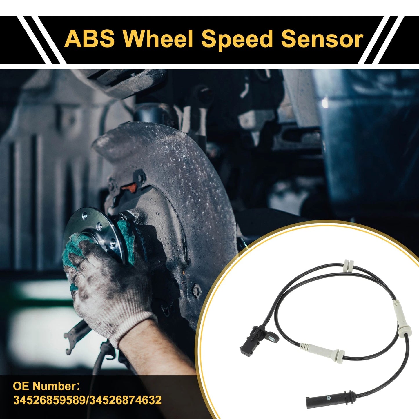 ABS Wheel Speed Sensor No. 34526859589 for BMW 6 Gran Turismo G32 (2018–2023)