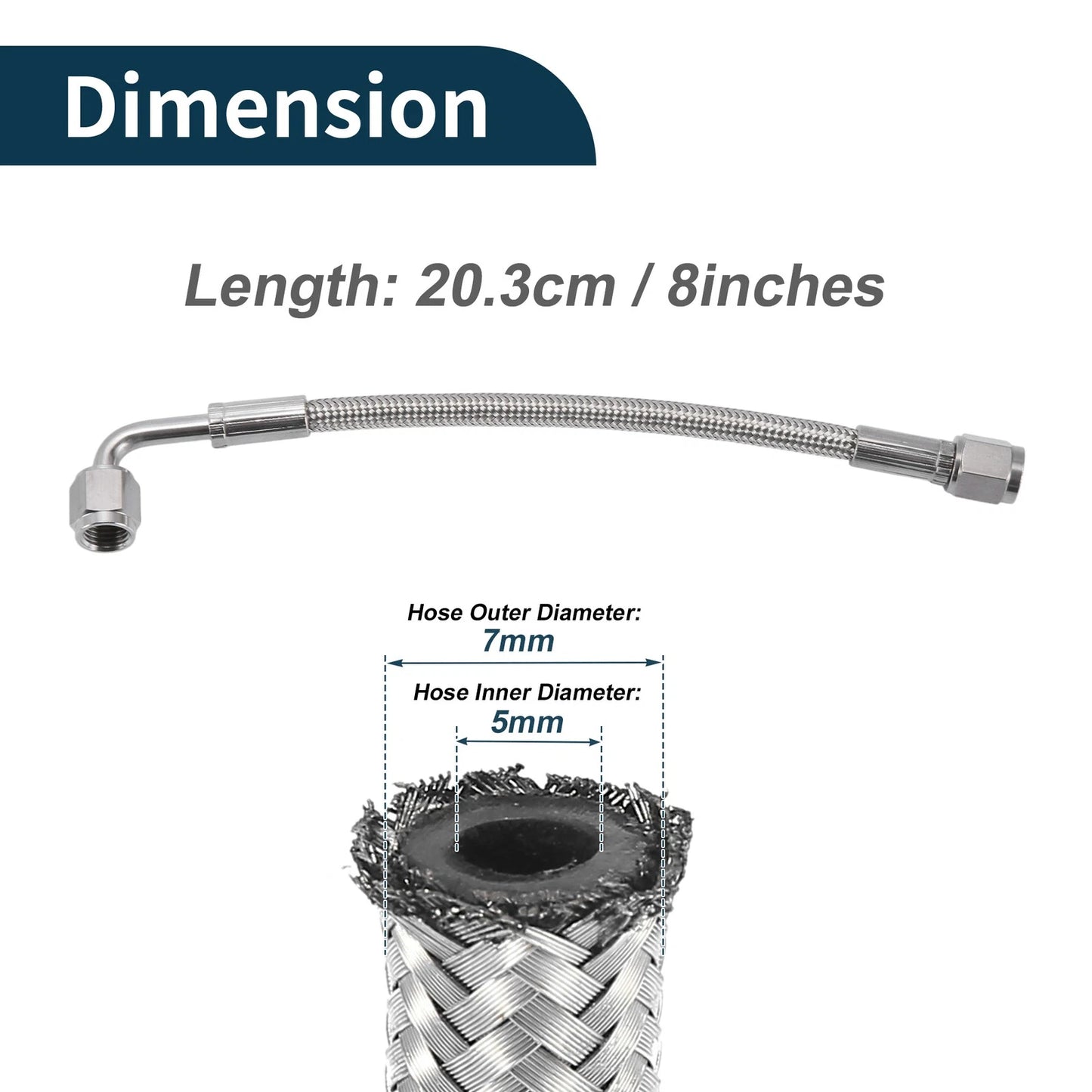 AN-4 Turbo Oil Feed Line Kit
