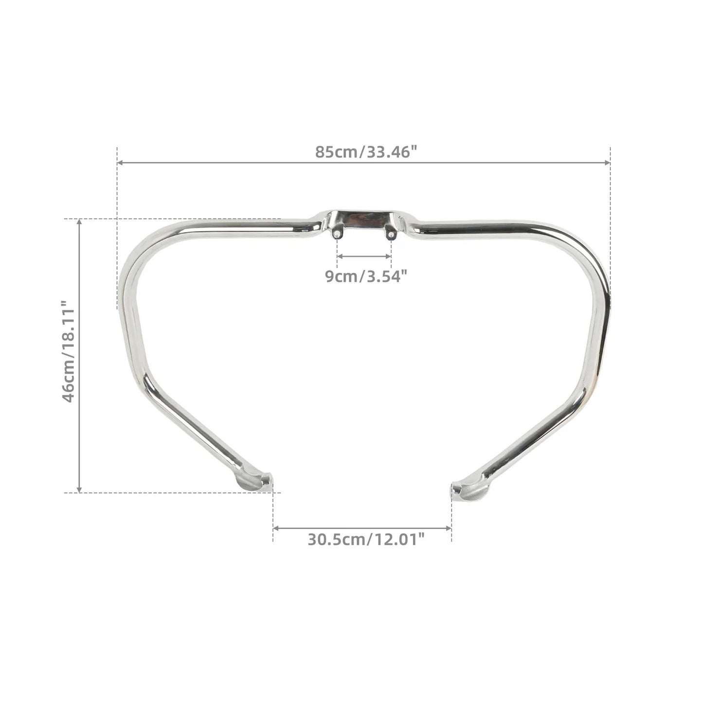 Chrome Engine Guard Highway Crash Bar for Indian Chief Chieftain (2014-2023)
