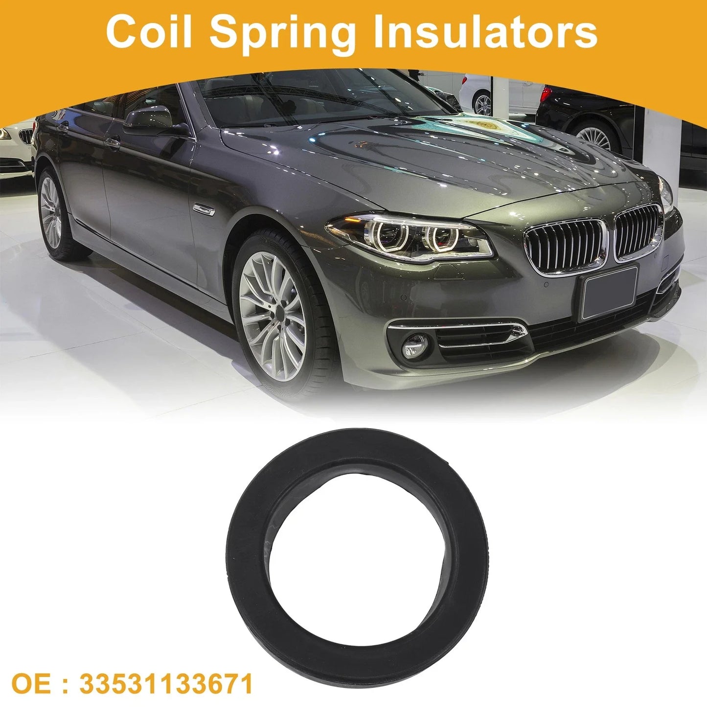 Coil Spring Insulators Rubber for BMW 528i (1997-2010)