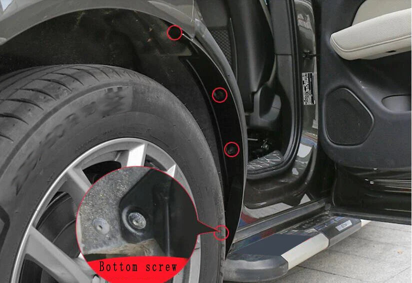 Mud Flaps and Fender Splash Guards 2 x for Highlander (2020–2024)