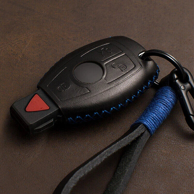 Key Fob Case Cover Holder for Mercedes Benz C E CLA ML GLK AMG