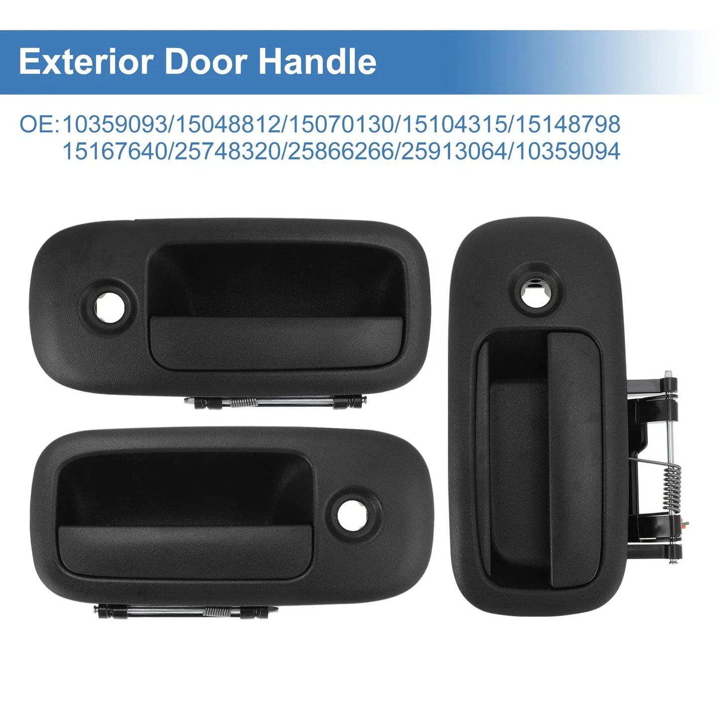 Door Handles for Chevrolet Express 1500 (2003-2023) - Front Left & Right, Rear Right