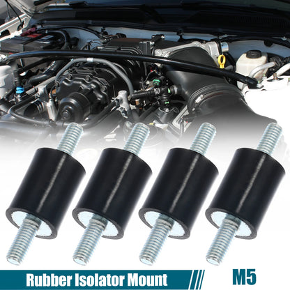 Set of 4 M5 Anti Vibration Rubber Isolator Dampers 15x20mm