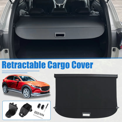 Retractable Cargo Cover for Mazda CX-30 (2020–2023) Waterproof Non Slip