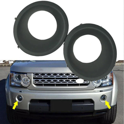 Front Bumper Fog Light Bezel Covers for Land Rover LR4 (2010-2016)