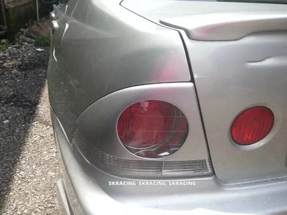 2 x Unpainted FRP Rear Tail Light Covers for Lexus IS200 IS300 (1998–2005)
