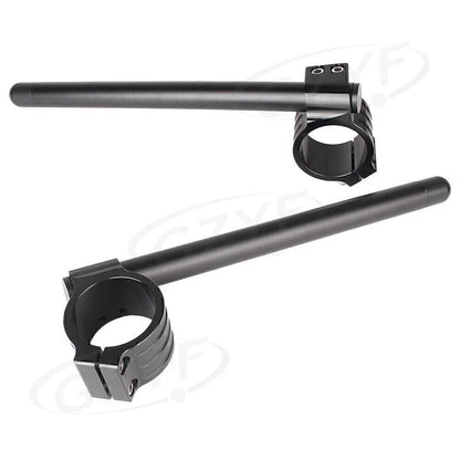22mm & 7/8" Clips for Handle Bar with Adjustable Clamps for 45MM Fork Tube Black