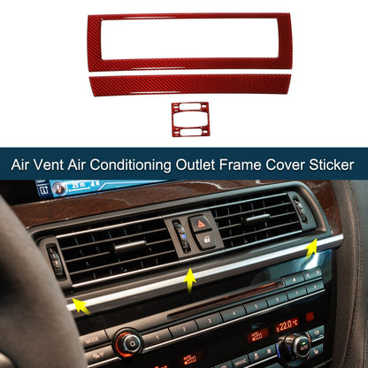 Air Vent Outlet Frame Covers Sticker for BMW 6 Series E63 E64 (2003-2010)