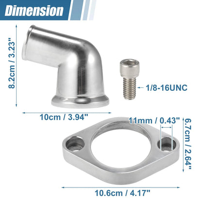 Water Neck Housing Kit for Chevrolet SBC BBC 327 350 502 (1960–2002)