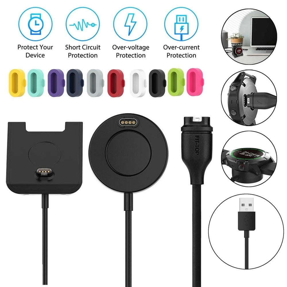 USB Charging Cable for Garmin Fenix 5 5S 5X Vivoactive 3 Vivosport (2017–2020)