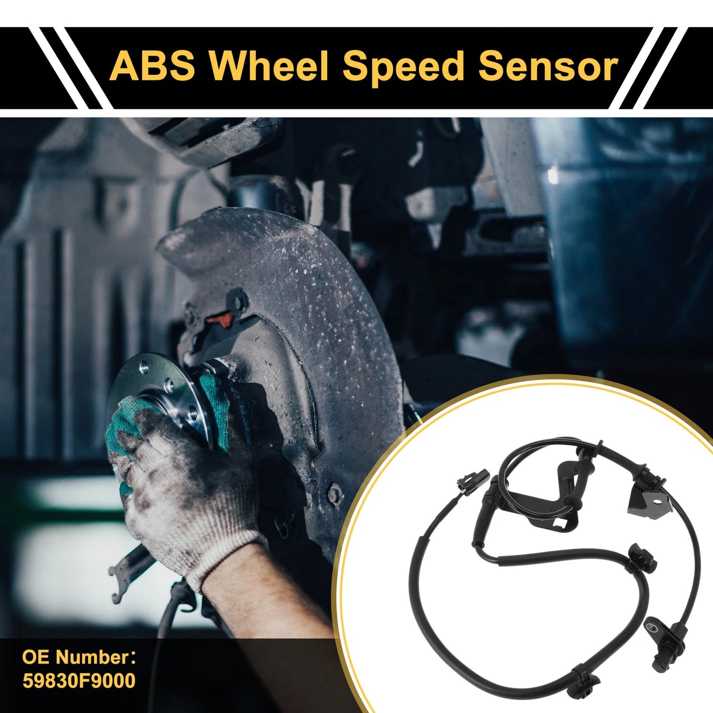 ABS Wheel Speed Sensor No. 59830F9000 for Hyundai Verna (2006–2010)