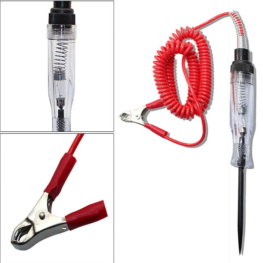 Diagnostic Tool for Car Circuit Testing with Probe Pen and Light Bulb Detection