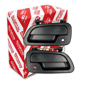 Black 1 Pair Exterior Door Handles for Foton Ollin Tornado