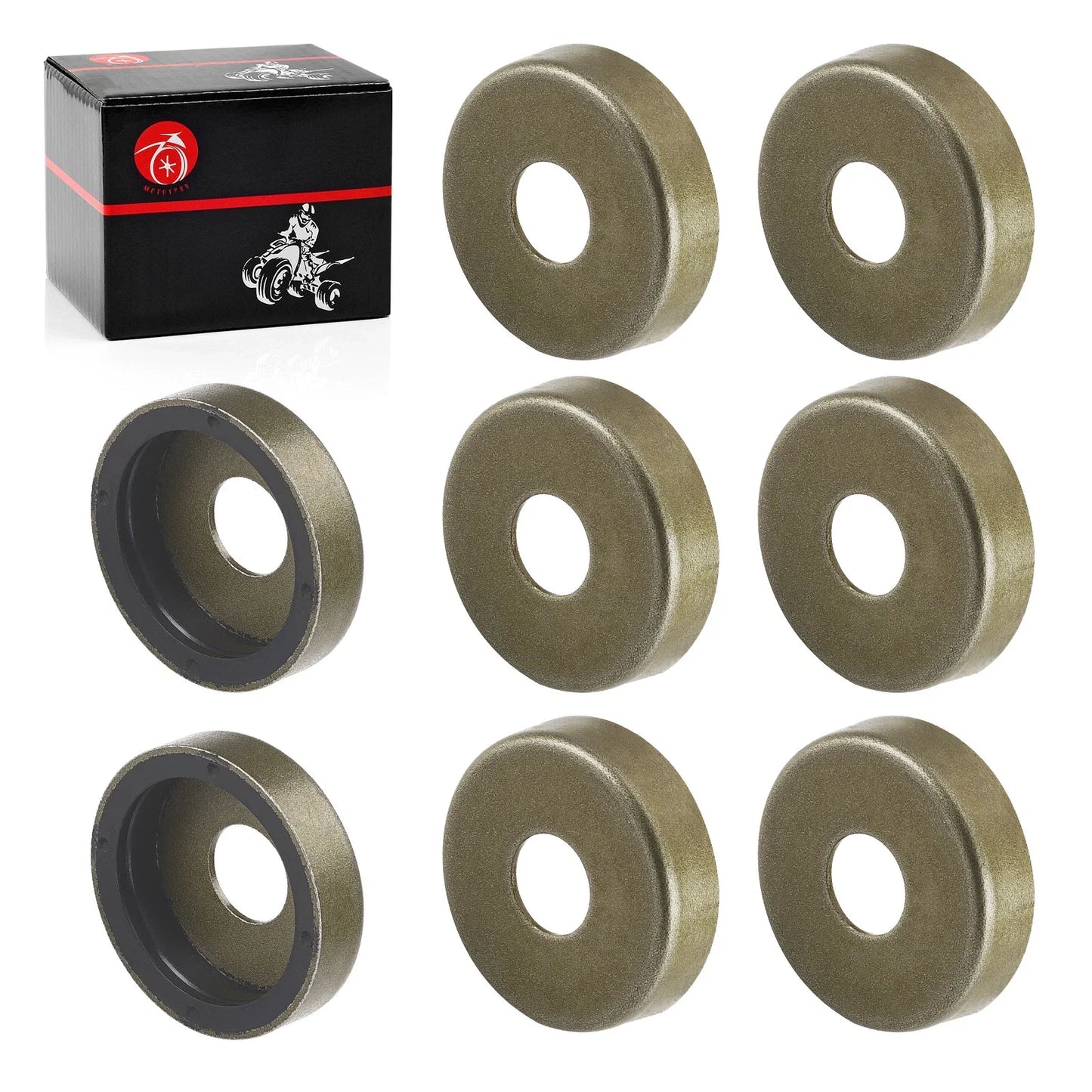 8Pcs Front A-Arm Bushing Rubber Cap for Polaris RZR (2009–2021)