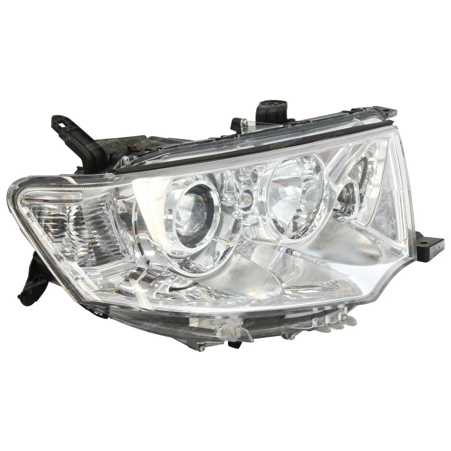 LH+RH Clear Projector Headlights for Mitsubishi Challenger PB (2009-2013)
