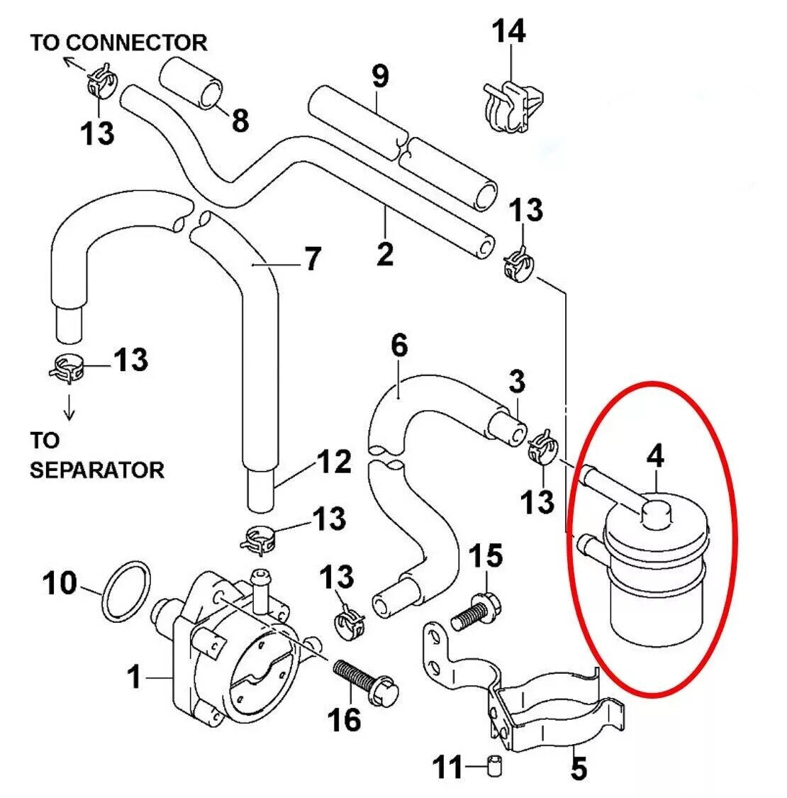 2X Fuel Filter for Johnson Evinrude OMC 25-70 HP (Year Range Not Specified)