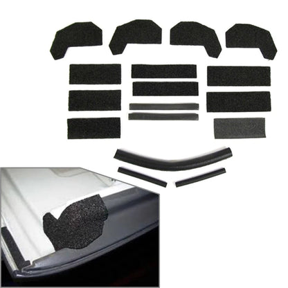10x Exterior Door Handle Tailgate Cover Trim for Jeep Wrangler JK (2007–2017)