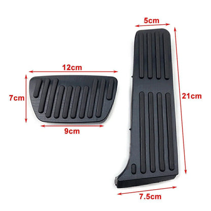 Silver Gas Brake Foot Pedal Covers for Toyota Camry (2018-2020)  Pieces