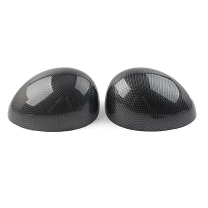 Carbon Fiber Look Door Wing Mirror Covers for Mini R55 R56 R57 R58 R59 R60 R61 (2007-2015)