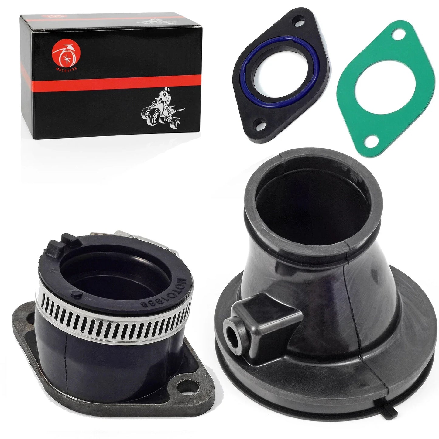 Carb Intake Manifold Boot & Air Tube for Suzuki Ozark 250 LTF250 (2002–2007)