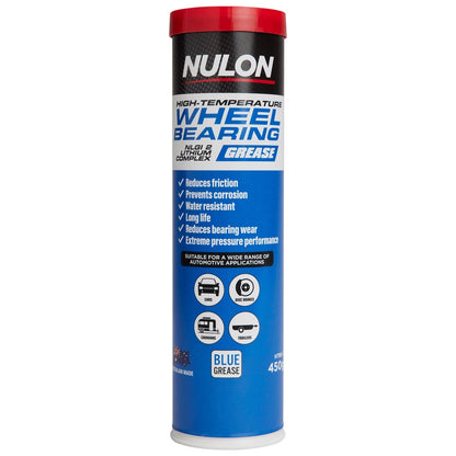 Nulon High-Temp Wheel Bearing Grease for Various Models (450G Cartridge)