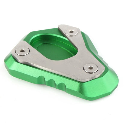 Kickstand Side Stand Plate Pad for Kawasaki ZX-6R/Ninja 636 (2009–2017) GREEN