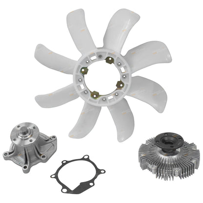 Water Pump Fan Clutch & Blade for Land Cruiser FZJ75 FZJ78 FZJ79 (1992–2007)