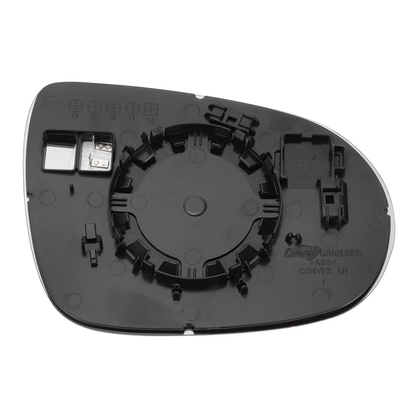 Heated Left Side Mirror Glass for KIA Sorento (2015–2020)