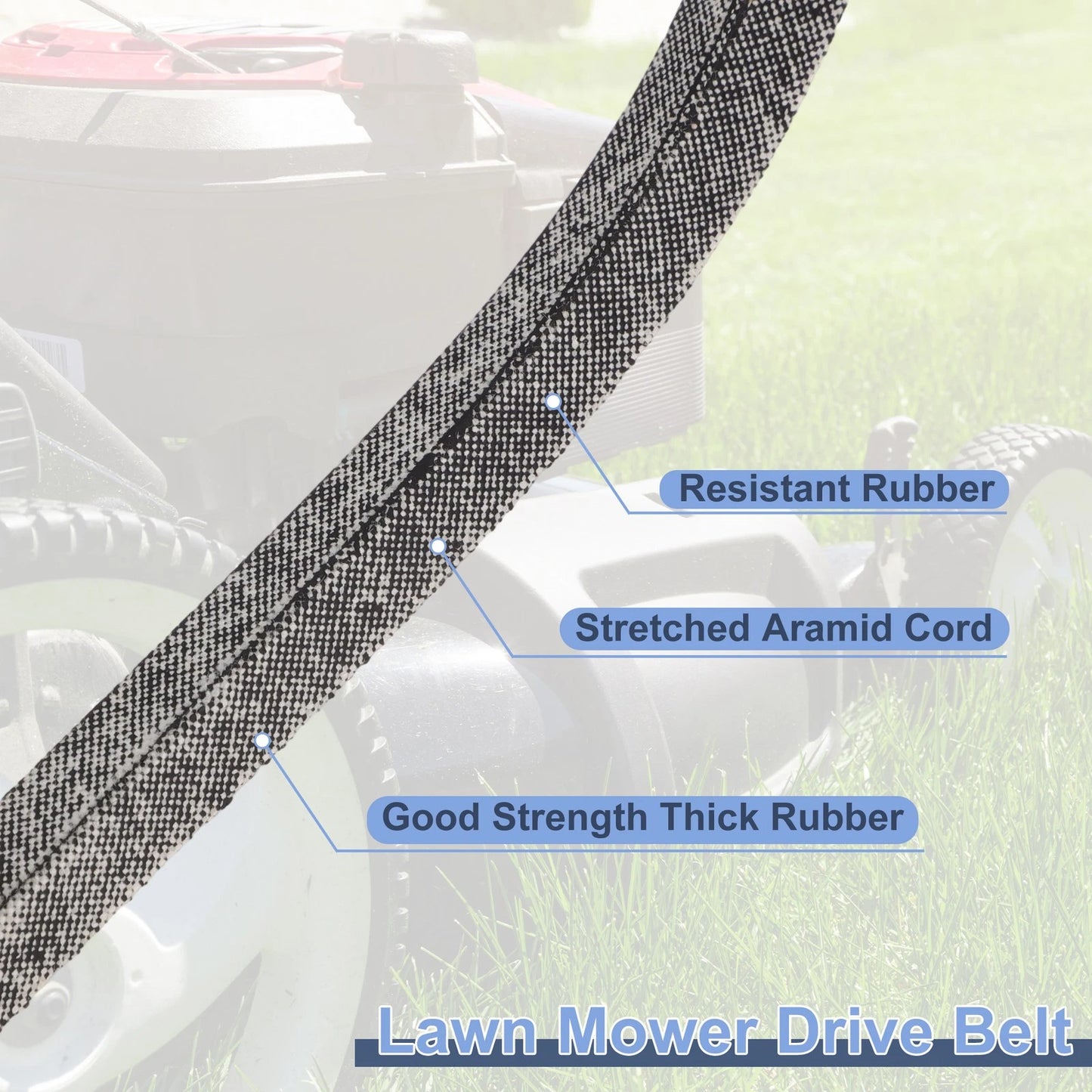 Lawn Mower Deck Belt for John Deere X300 X304 X310 (2007–2015)