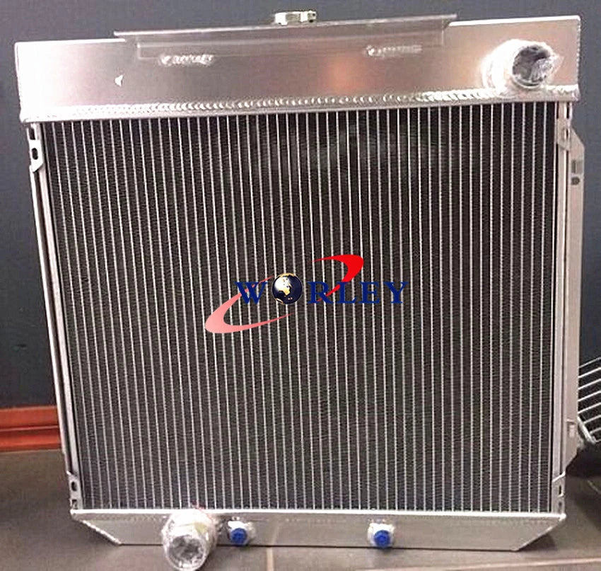 Aluminum Radiator with Fan for Ford Falcon XA XB XC Fairlane ZF ZG (1972–1977)