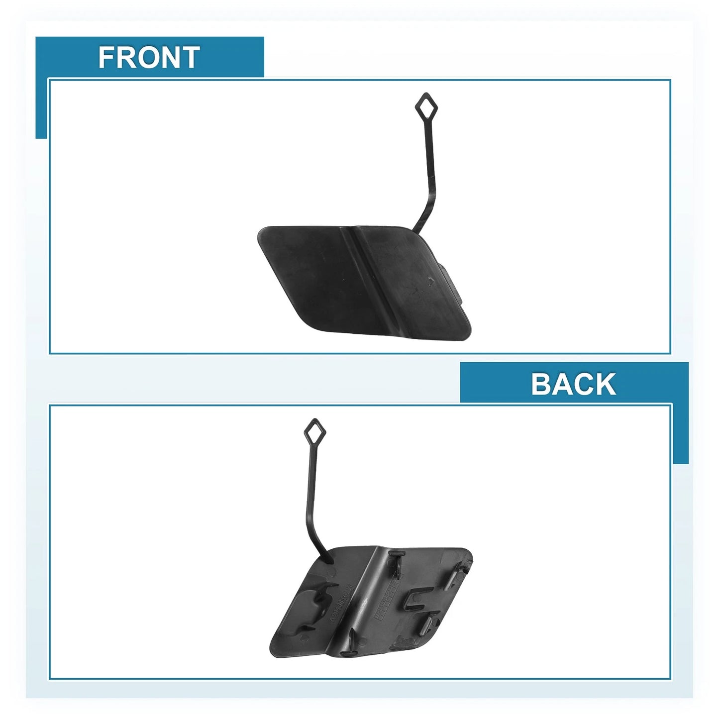 Front Bumper Tow Hook Cover A2048850224 for Mercedes-Benz GLK300 GLK350 (2010–2015)