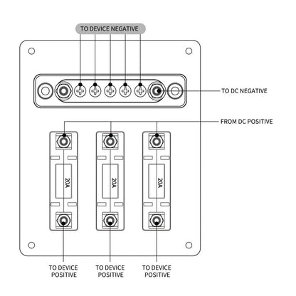 100A Aluminum Manual-Off Hydraulic Circuit Breaker for Busbar