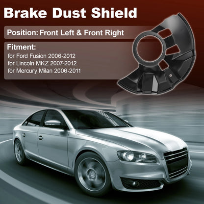 Wheel Brake Dust Shield No.6E5Z2K004AA for Ford Fusion (2006–2012)
