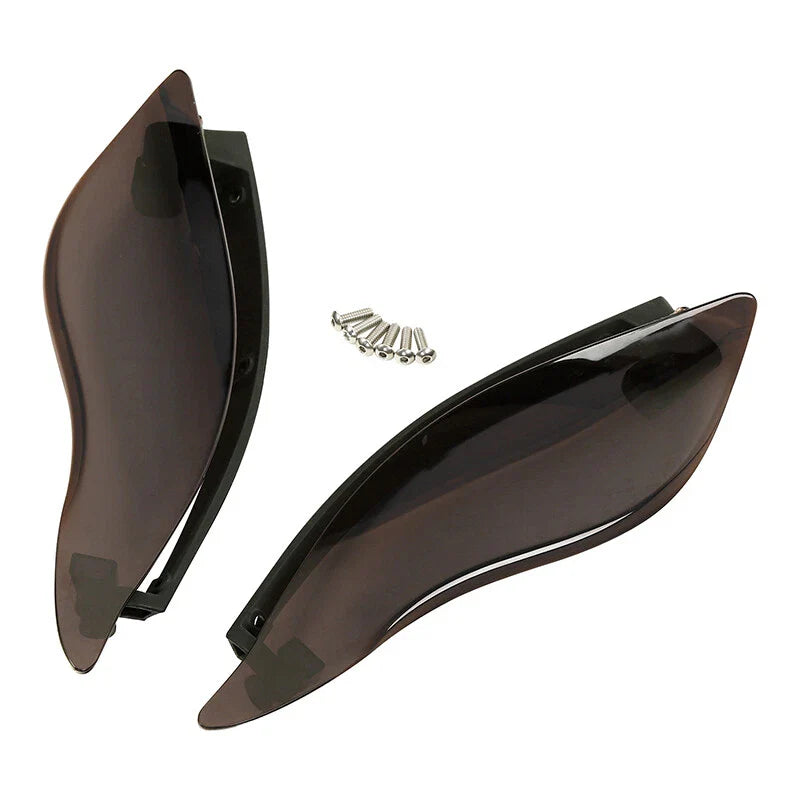 Smoked Side Wings Air Deflectors for Harley Touring Electra Glide (2014-2024)