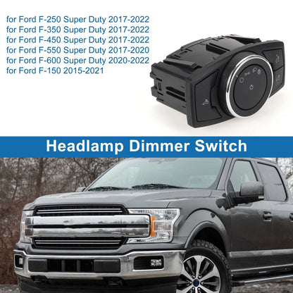 Headlight Switch for Ford F-150 (2015–2021) FL3Z11654CA FL3Z11654CB HLS1742 SW-7422