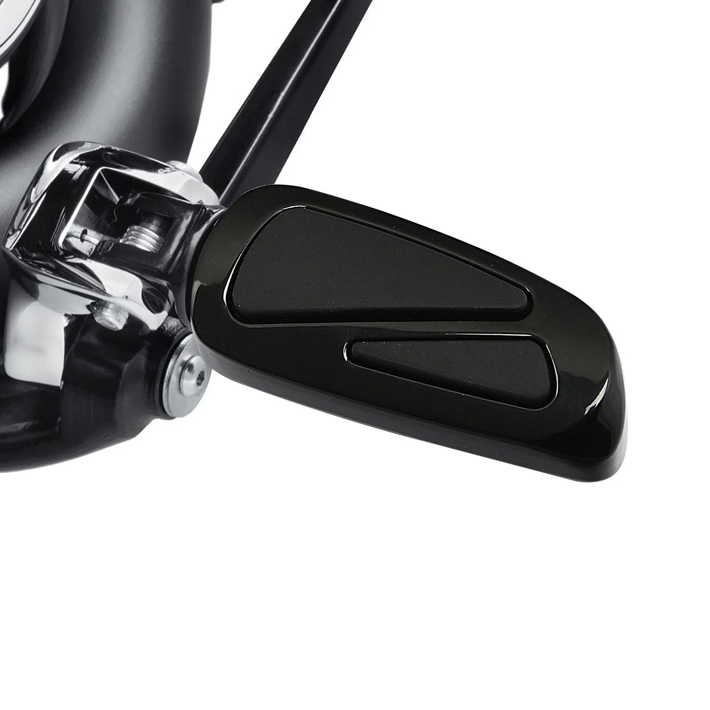 Black Front Driver Footpeg for Harley Softail Sport Glide (2018-2025)